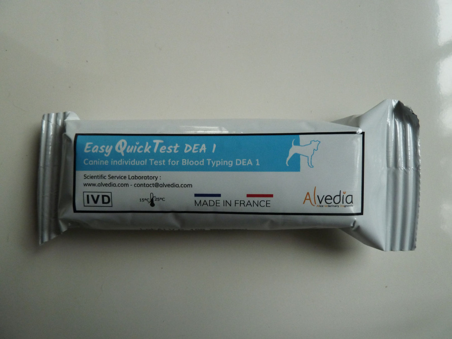 Alvedia Easy Quick Test Canine Blood Type DEA 1