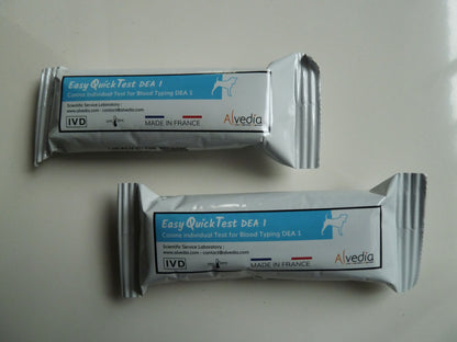 Alvedia Easy Quick Test Canine Blood Type DEA 1