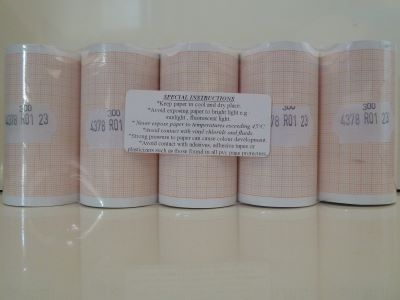 ECG Paper 80mm x 20M x 5 Rolls