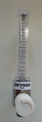 Single Tube Oxygen Flow Meter 0 - 15L