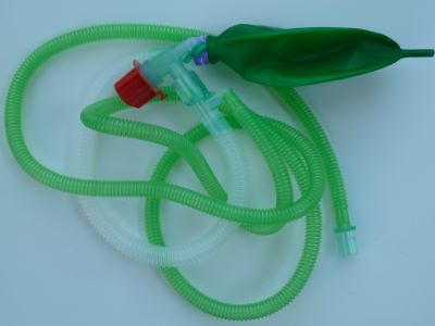 Anaesthetic Circuit - Paediatric T tube with No POP off Valve and Open Bag